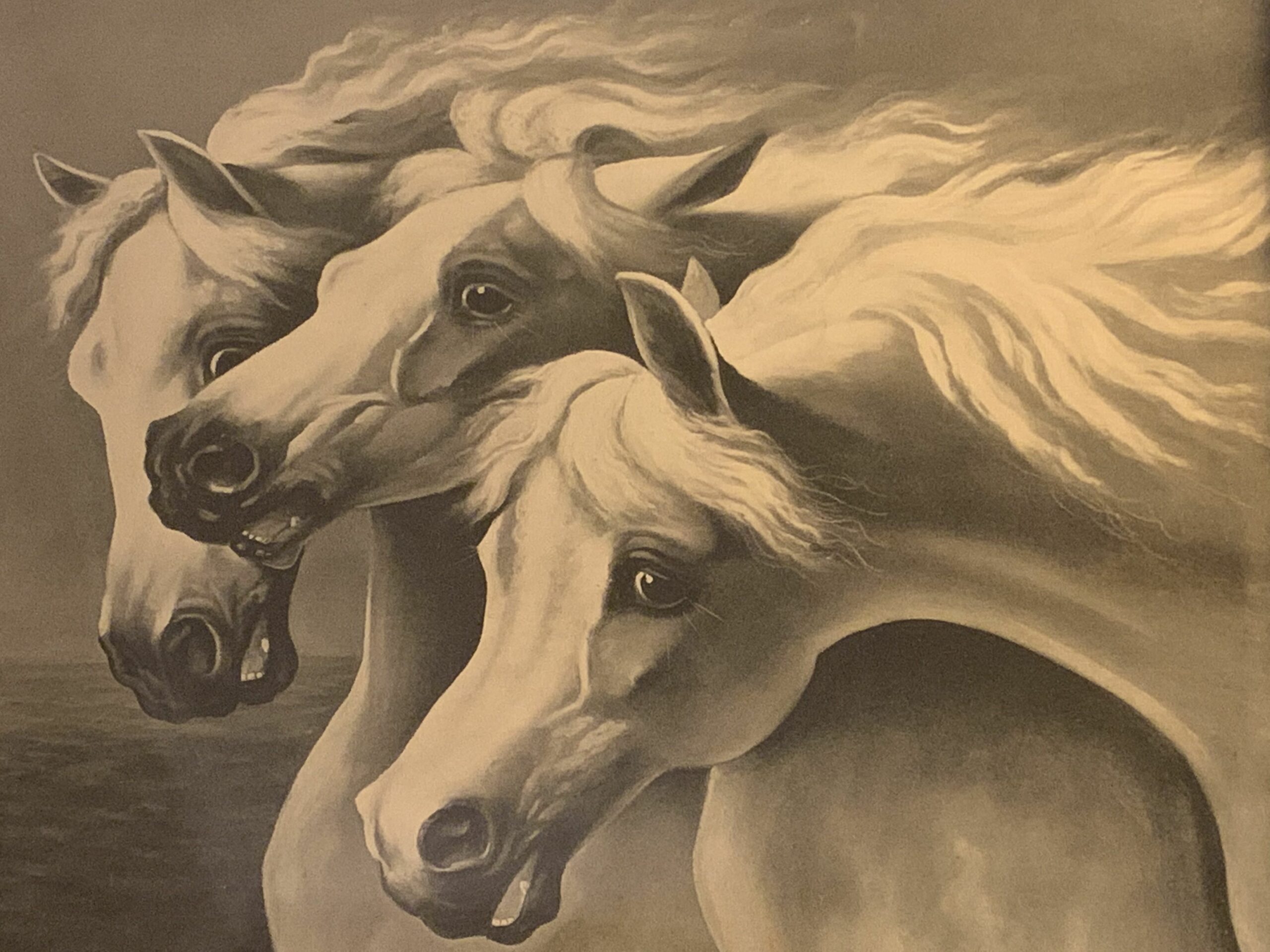 pharaoh horses original painting