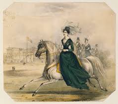 queen Victoria riding the horse 2