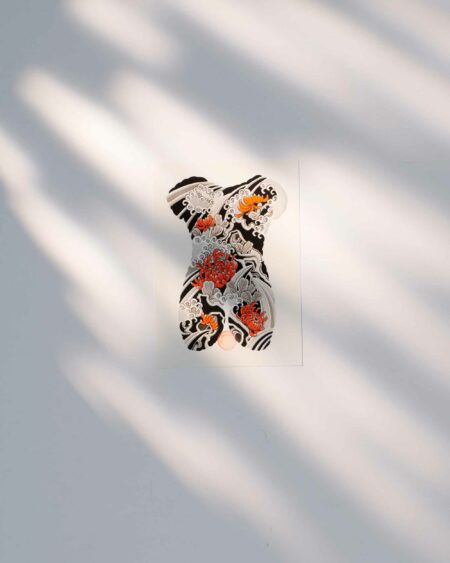 high quality japanese backpiece tattoo print
