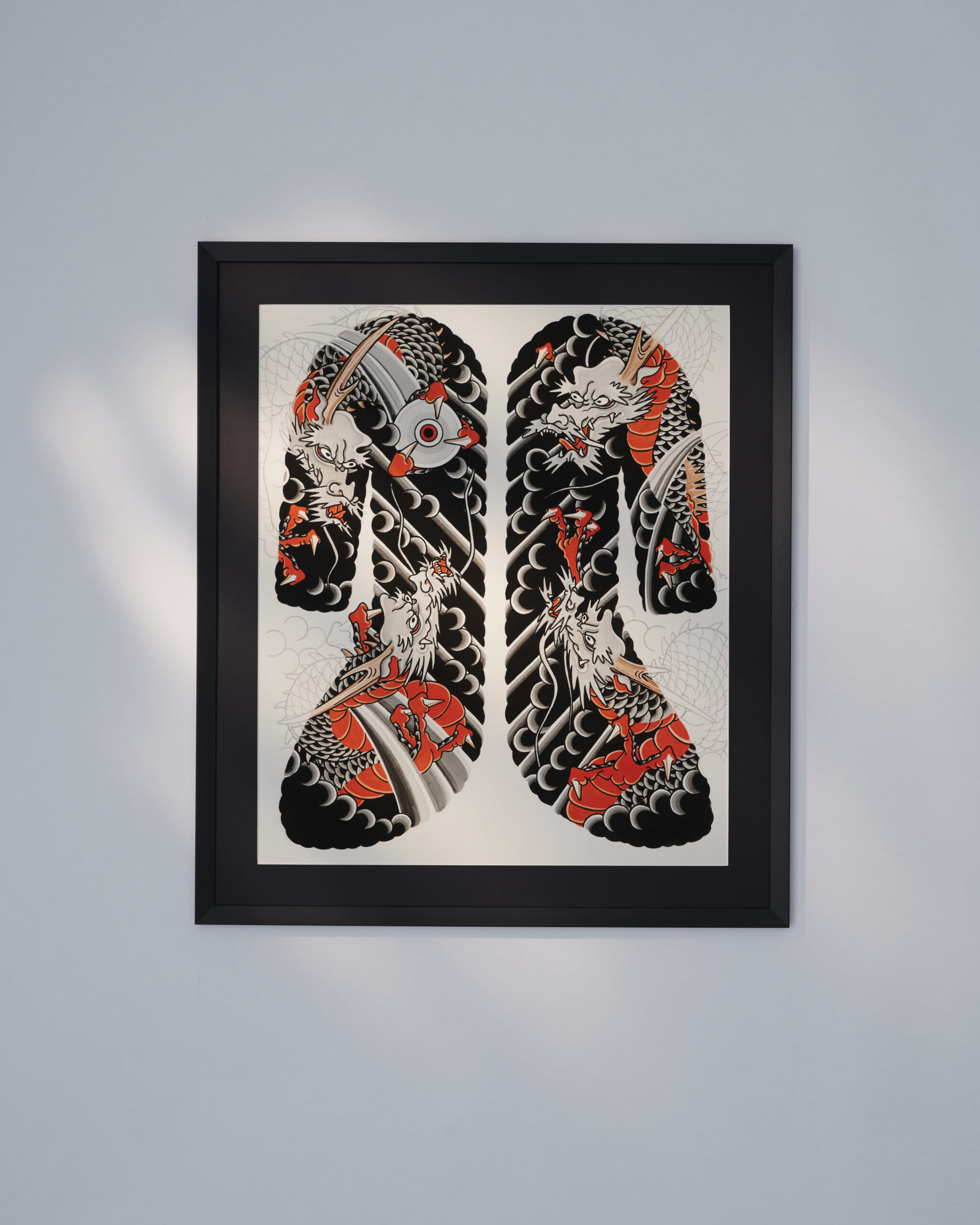 Japanese Tattoo Body Suit Poster Print