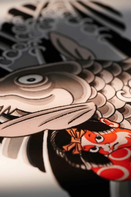 details kintaro and koi japanese Backpiece print available at Good Old Times Tattoo Berlin