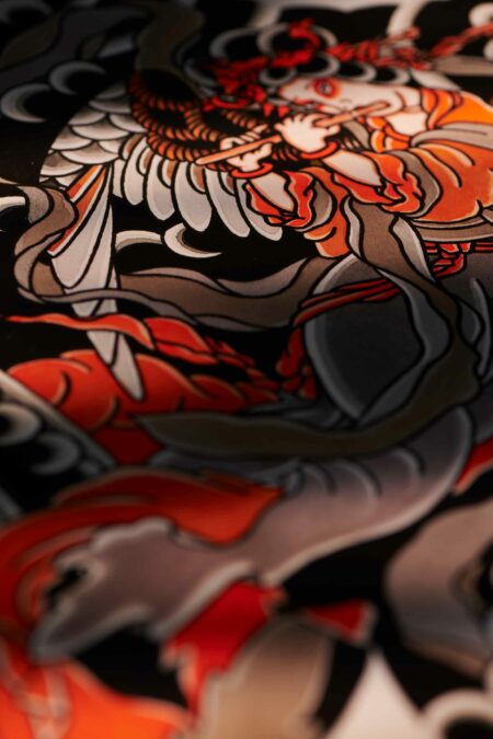 details of tengu goddess japanese Backpiece print available at Good Old Times Tattoo Berlin