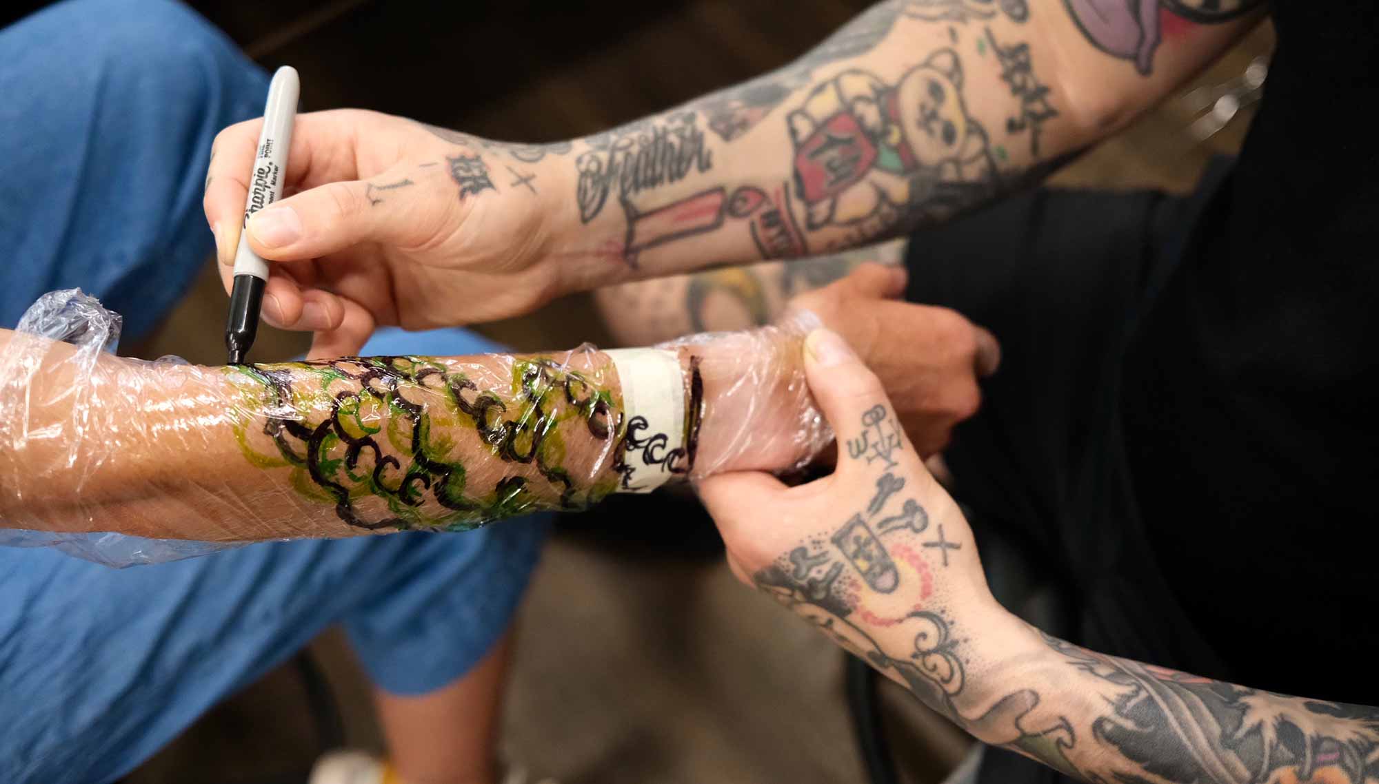 Tattoo consultation Good Old Times Tattoo Japanese tattoo Berlin