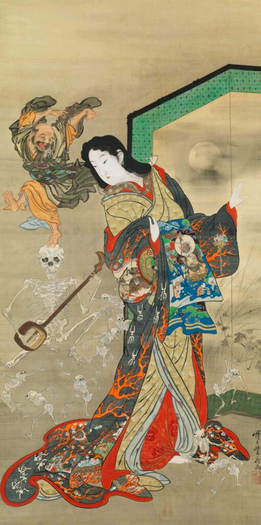 Hell Courtesan from Kawanabe Kyosai