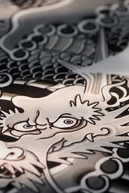 details of water dragon japanese Backpiece print available at Good Old Times Tattoo Berlin