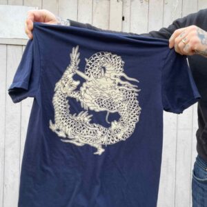 back view of Traditional Japanese Dragon T-Shirt